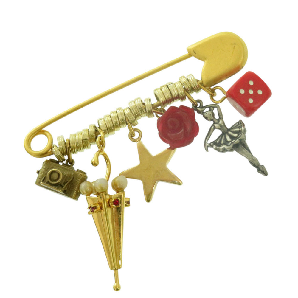 DOLCE & GABBANA Red Brooch